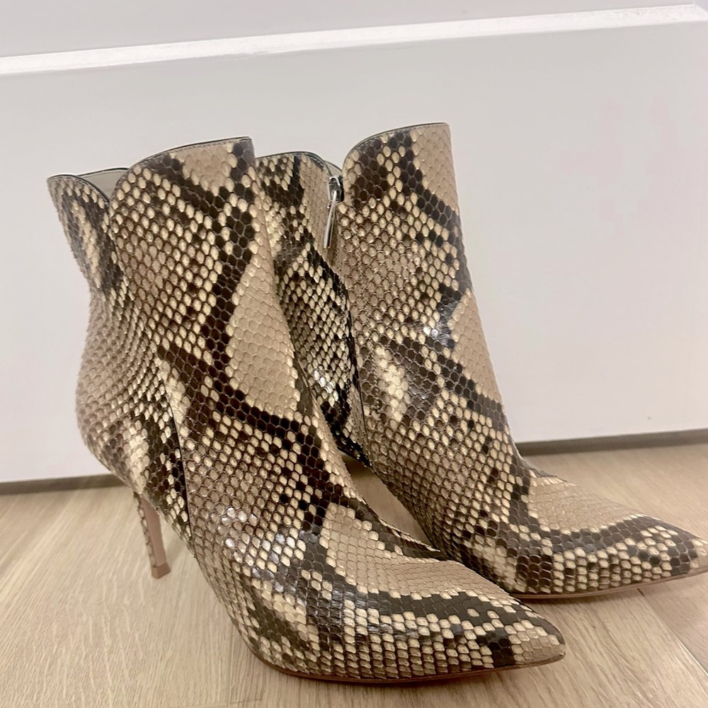 Gianvito Rossi Levy 85 Snakeskin Boot 37.5